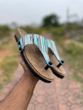 Eko Blue Shimmer Modular Striker Sandals