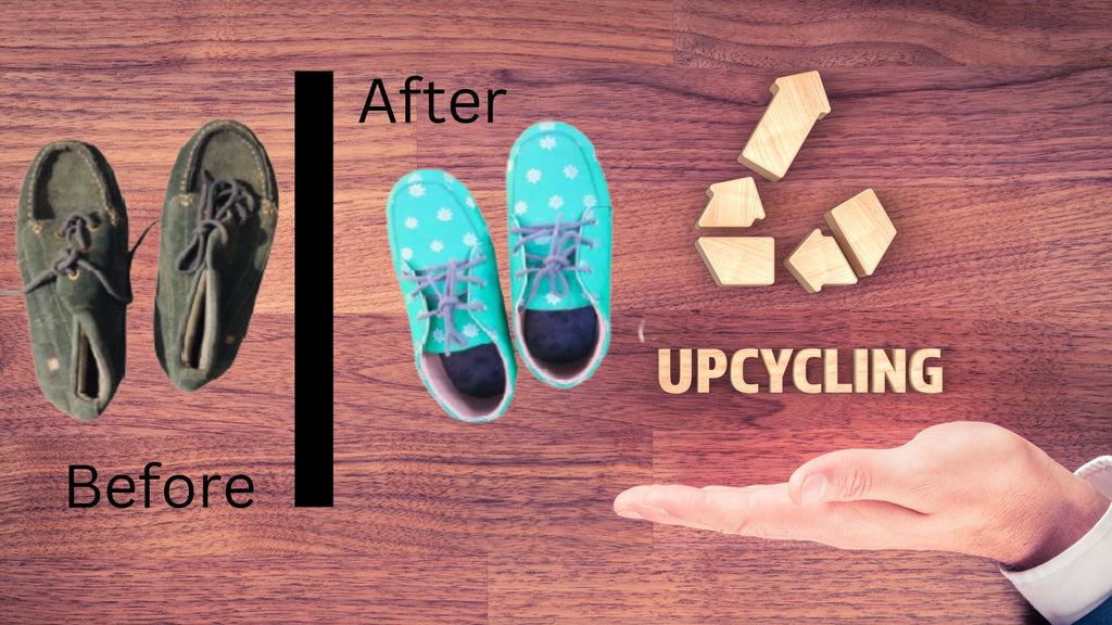 Upcycling a pair vs buying a new pair- how to make old shoes new?